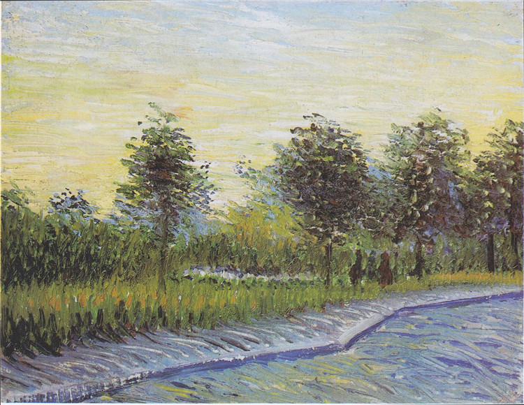 Lane In Voyer D'Argenson Park At Asnieres 1887